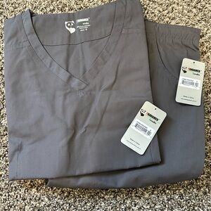 NEW Gray Scrub Set